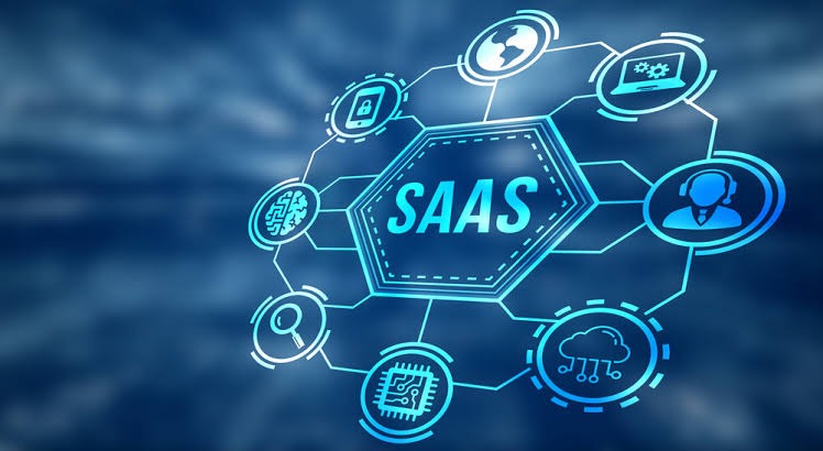 SaaS product platform displayed across digital devices